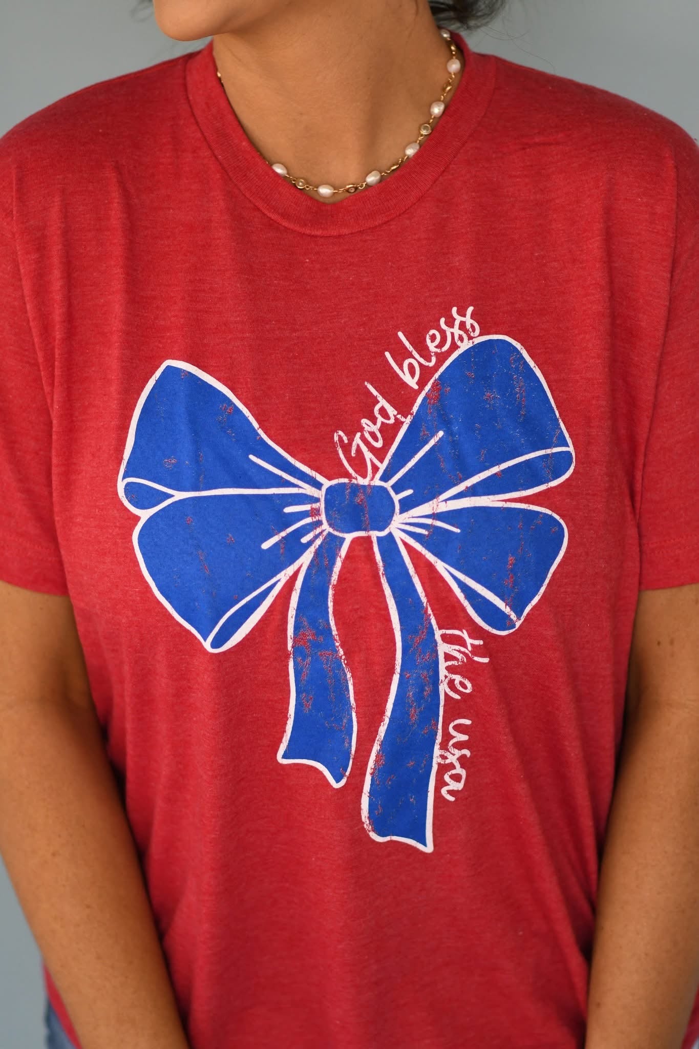 America Bow Tee