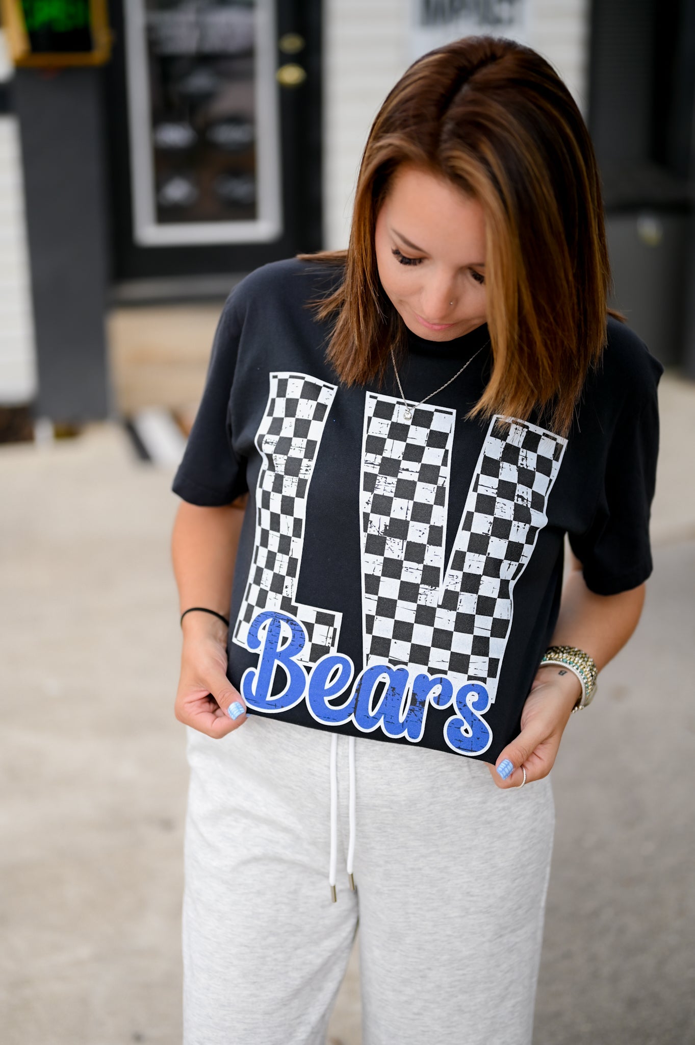 Checkered Bears Tee