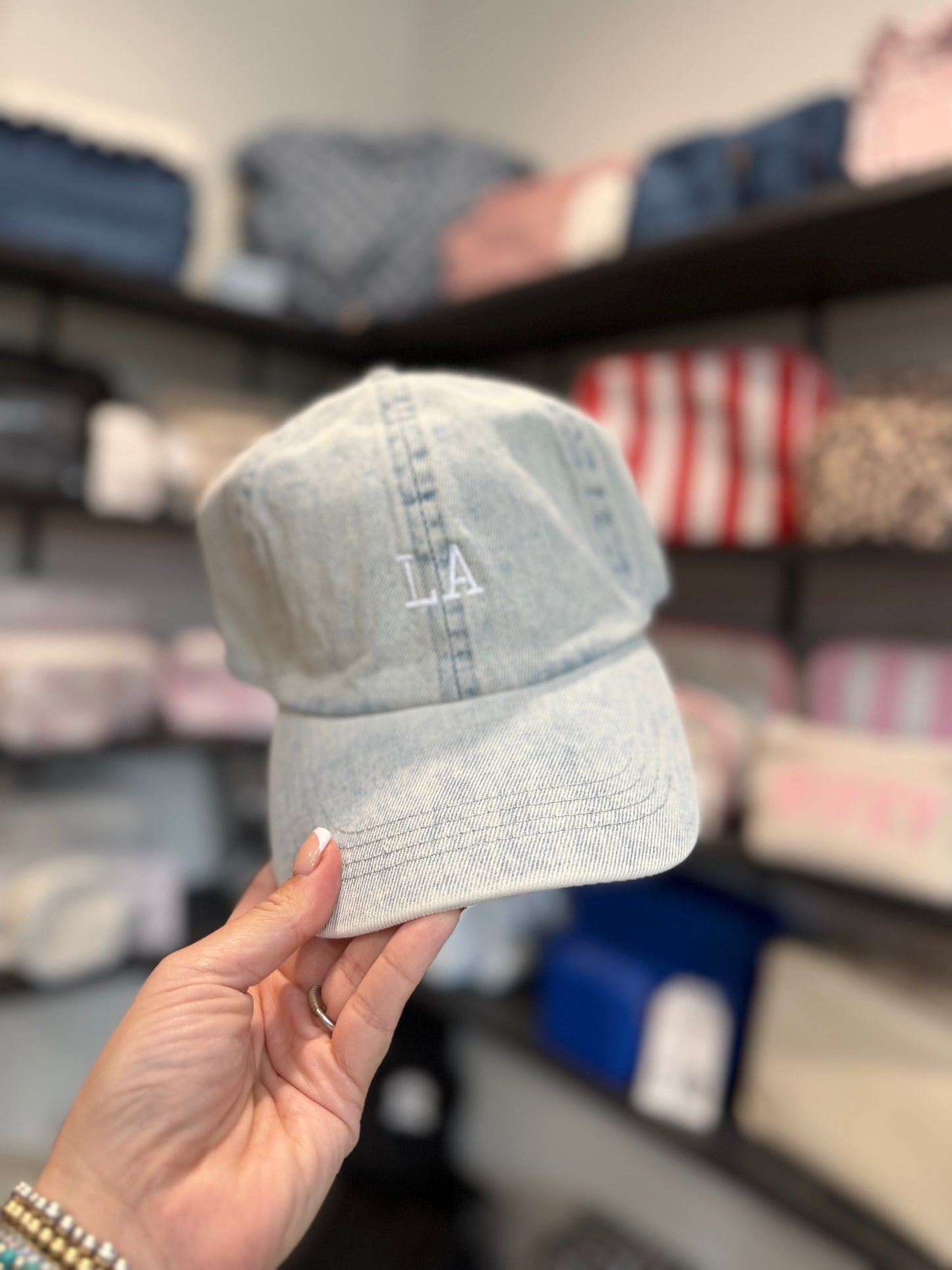 LA Denim Baseball Hat