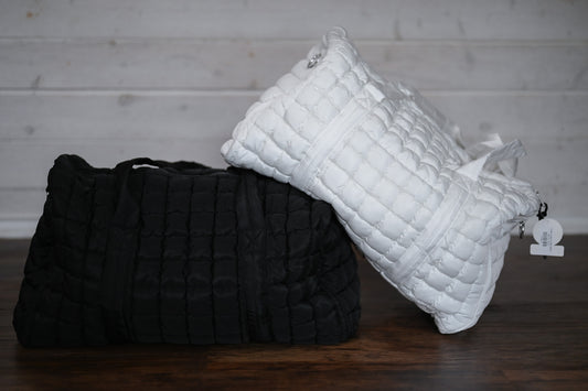 Puffer Quilted Duffle Bag