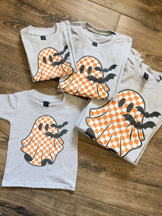 Checkered Ghost Tee
