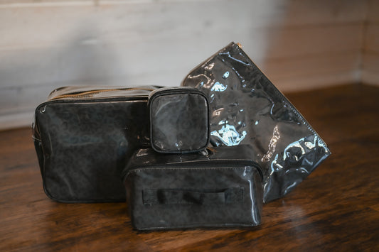 Blacked Out Leopard Bags