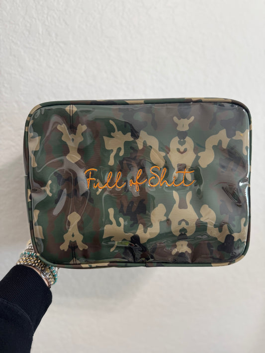Embroidered Camo Bag