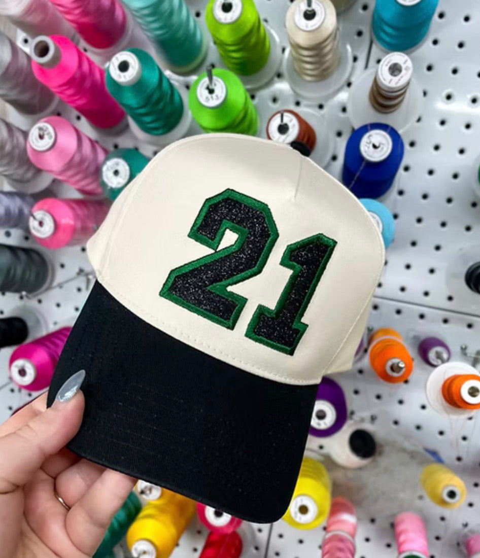 *PREORDER* Kustom Jersey Number Embroidered Hat