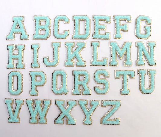 Mint Chenille Skinny Patch