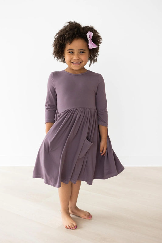 Vintage Violet Twirl Dress