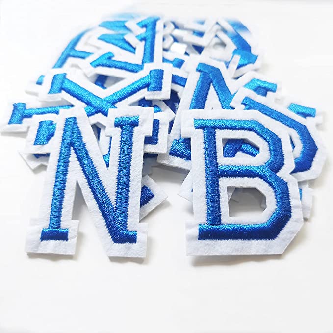 Blue and White Patches