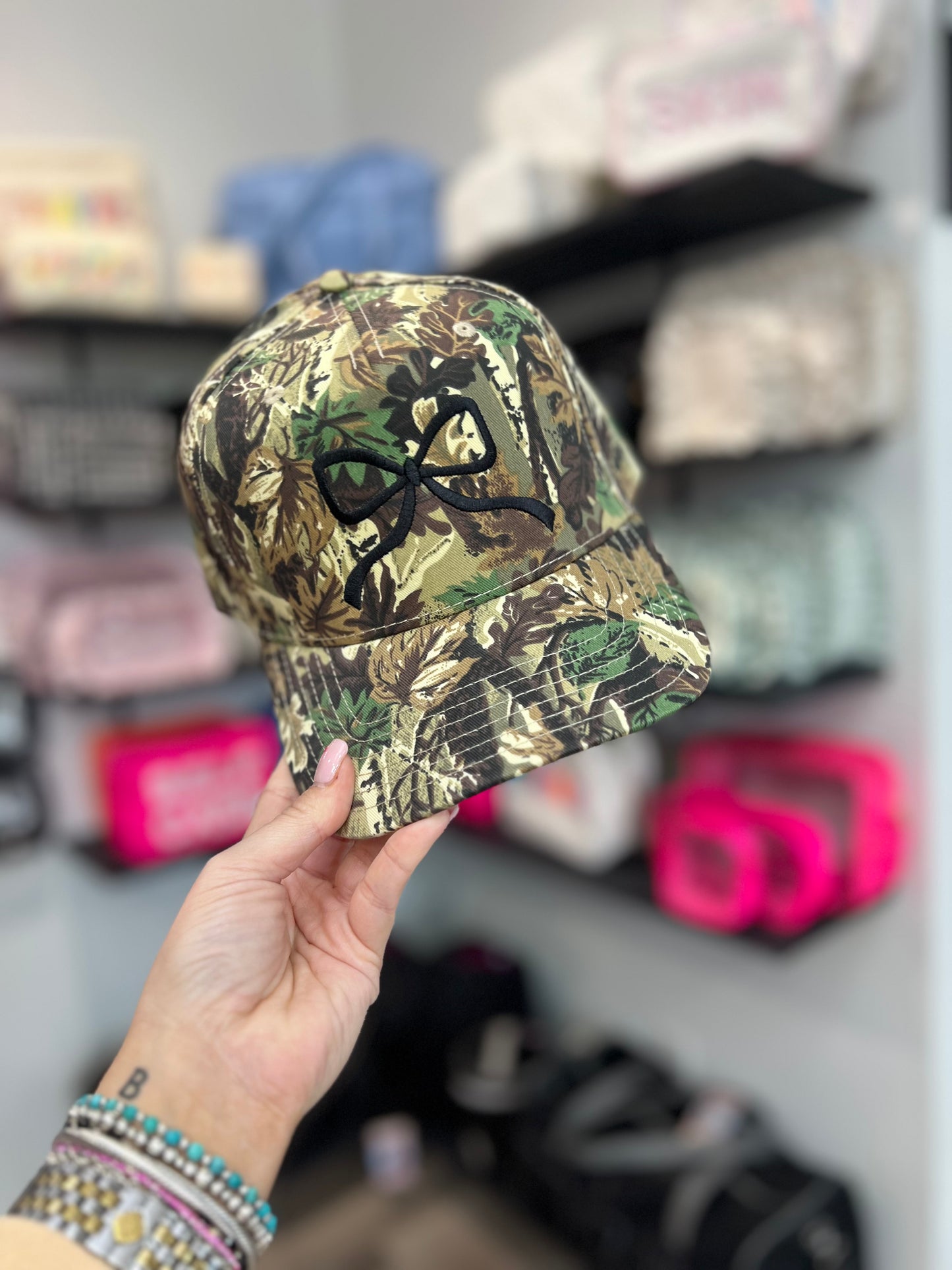 Camo Bow Hat