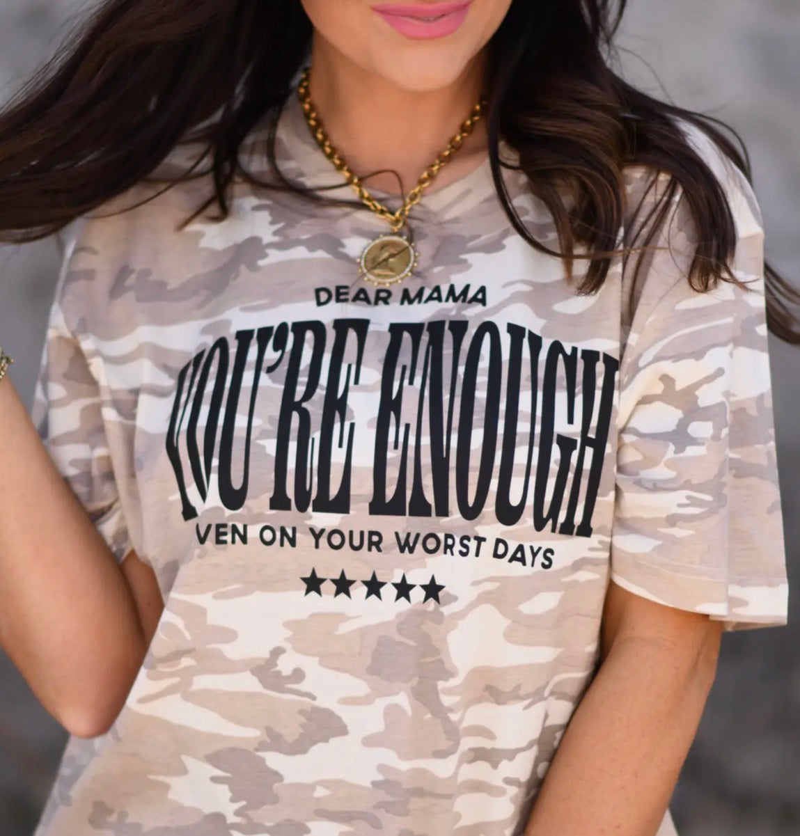 You’re Enough Camo Tee