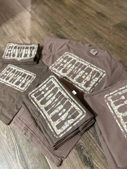 Camo Howdy Tee