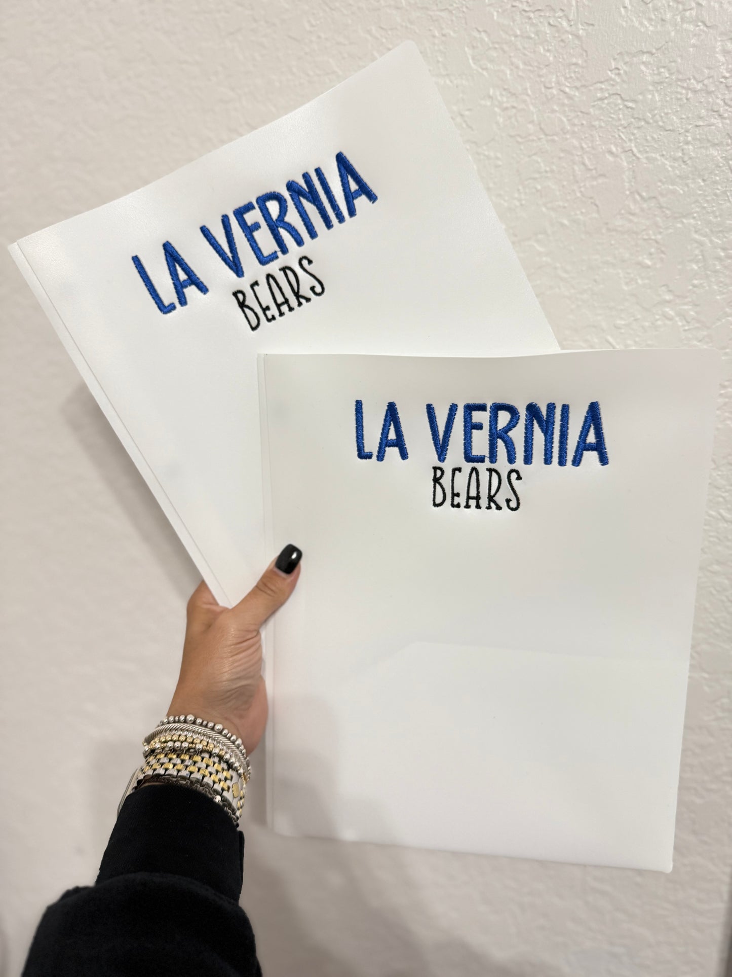 Kustom Embroidered Folders