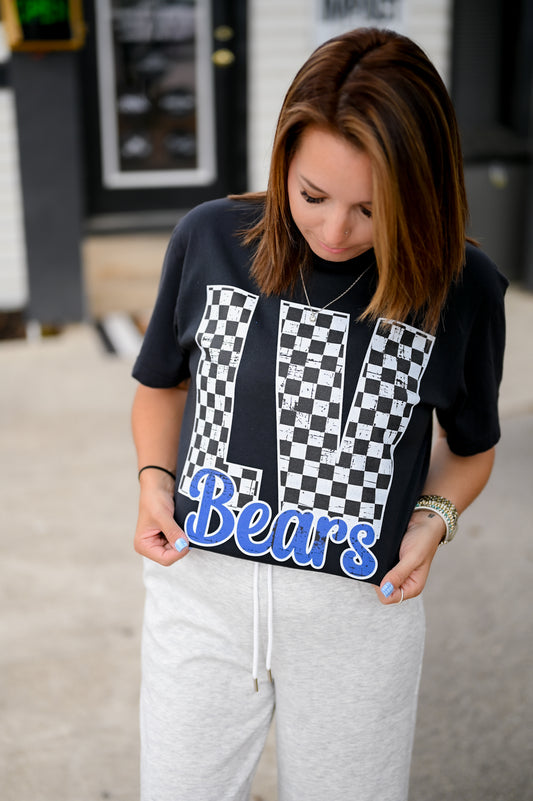 Checkered Bears Tee