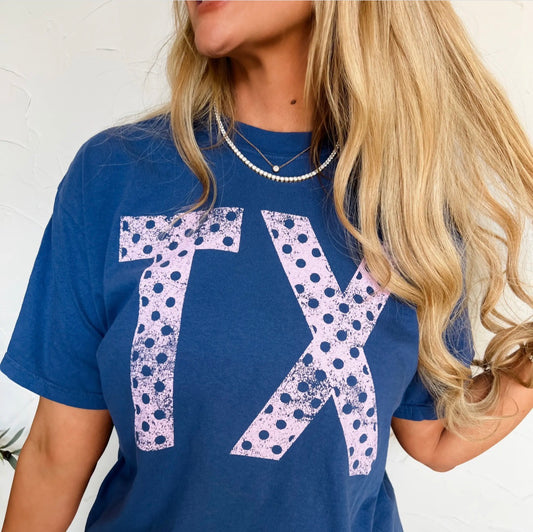 TX Polka Dot Tee