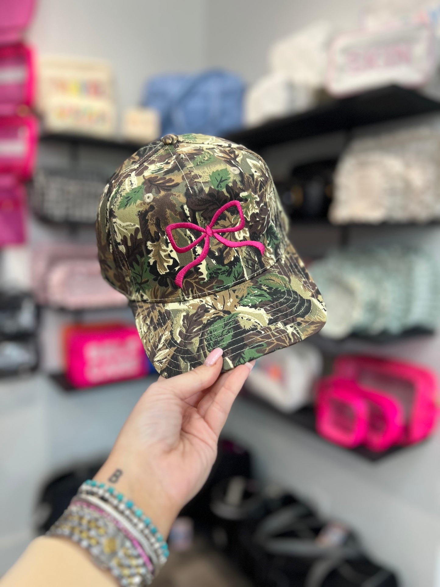Camo Bow Hat