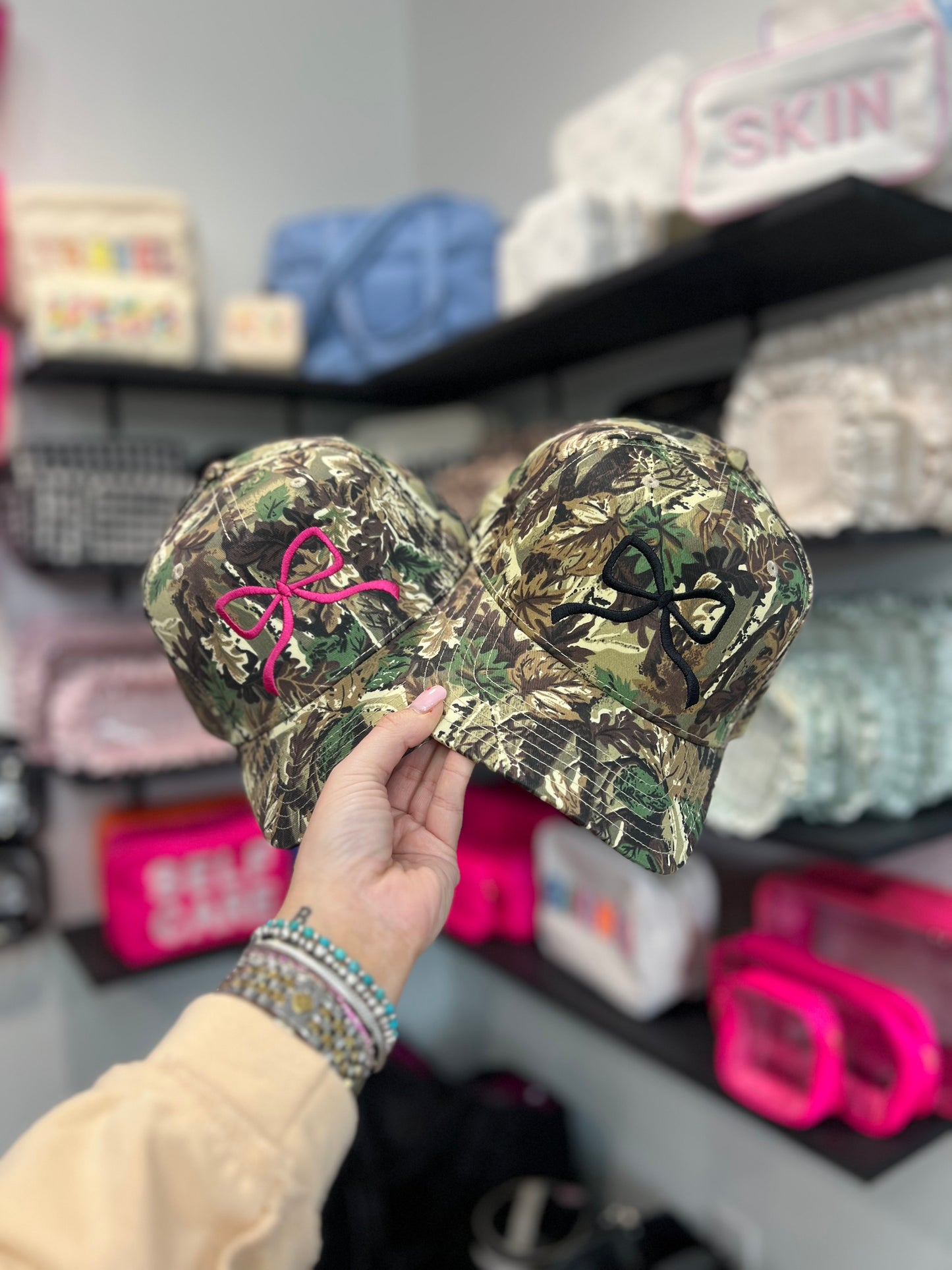 Camo Bow Hat