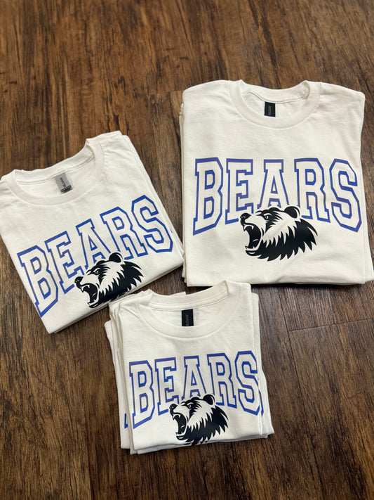 Royal & White Bears Tee