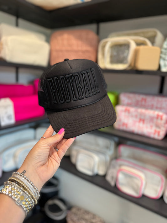 Blacked Out Football Trucker
