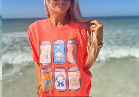 Beer Can Summer Tee
