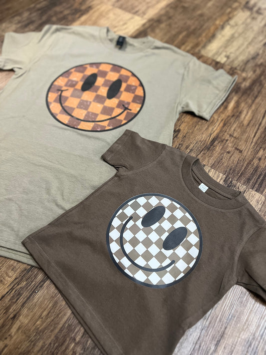 Happy Check Tee