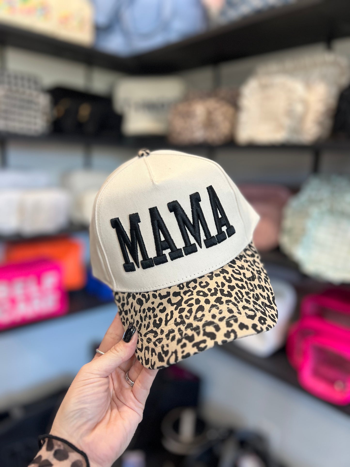 Leopard Mama Hat