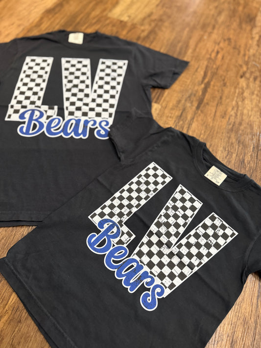 Checkered Bears Tee